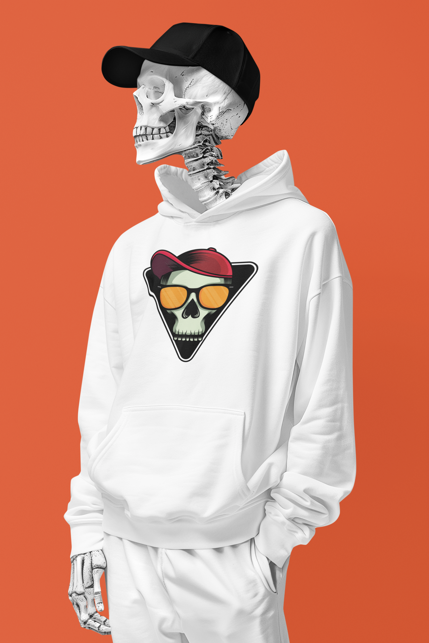 Rocking Skeleton Pullover Hoodie