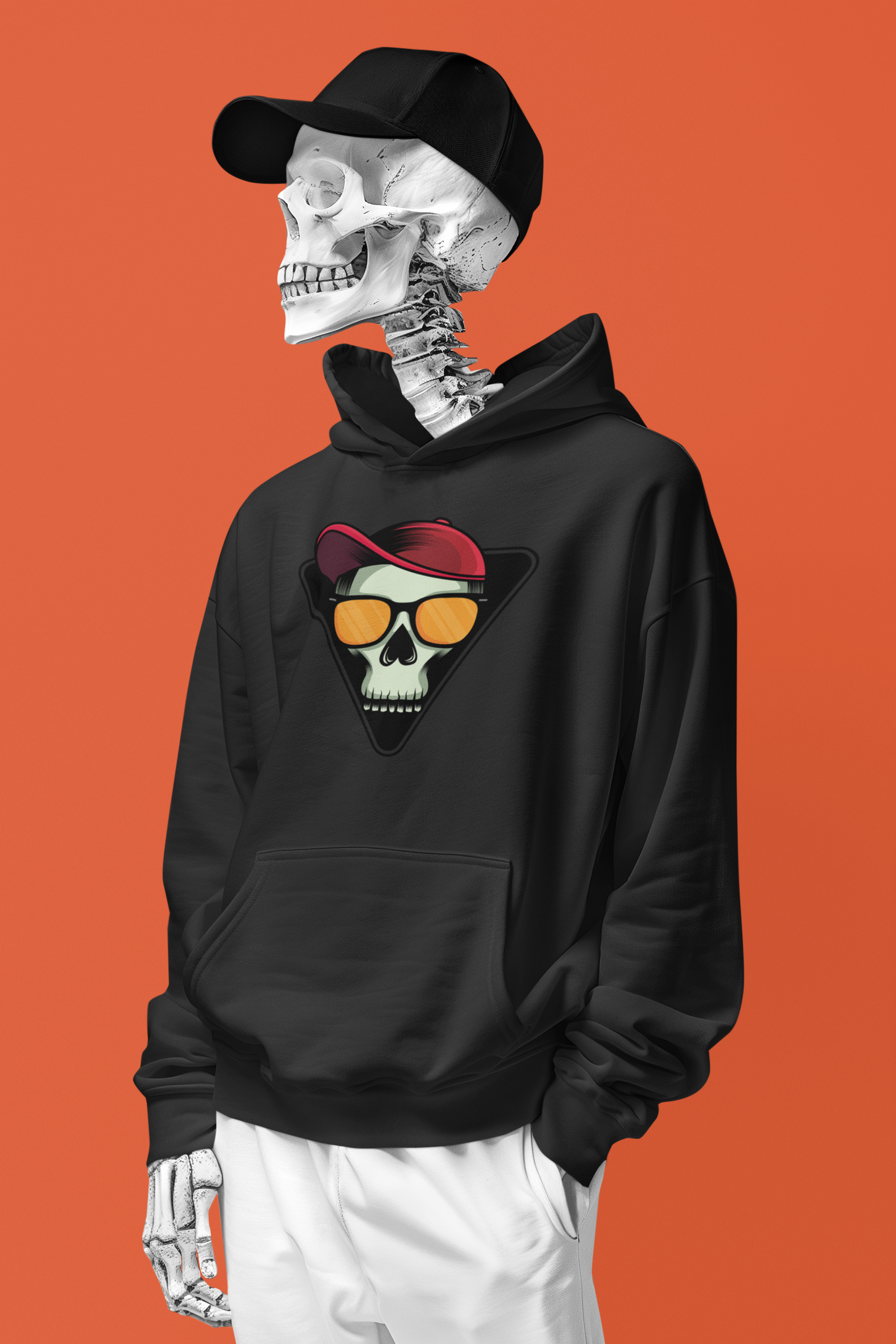 Rocking Skeleton Pullover Hoodie