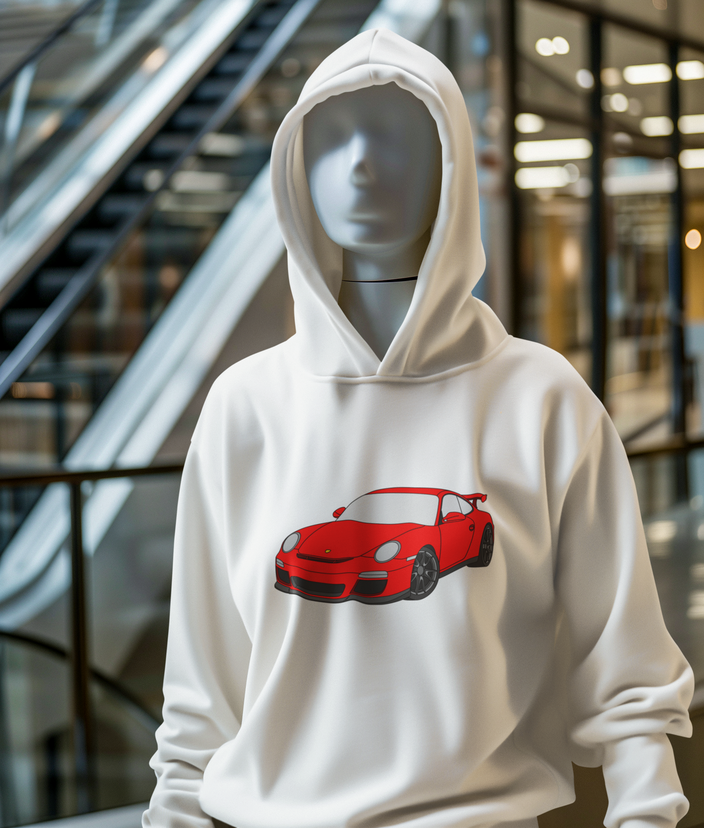 Porsche Red Pullover Hoodie