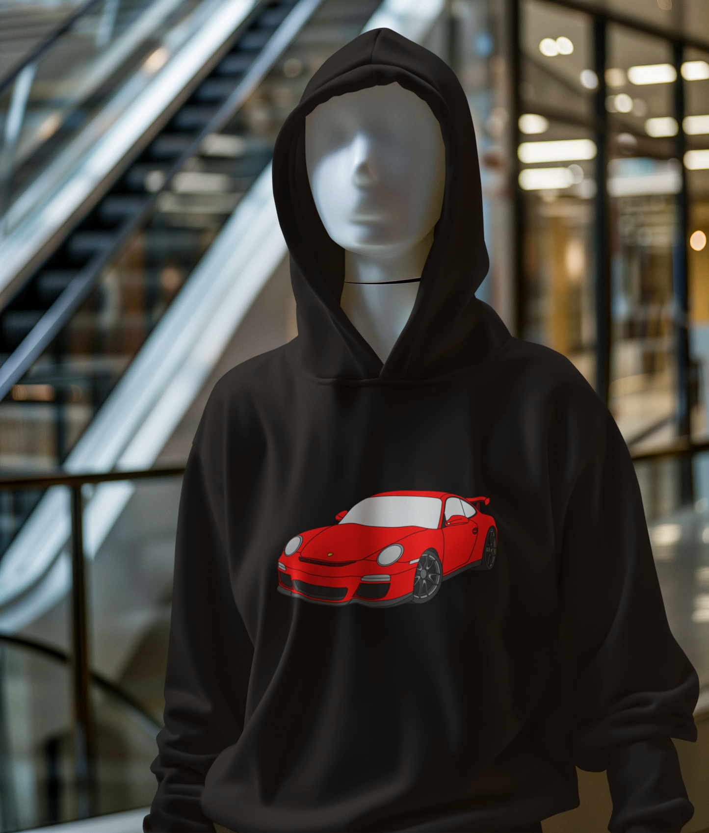 Porsche Red Pullover Hoodie