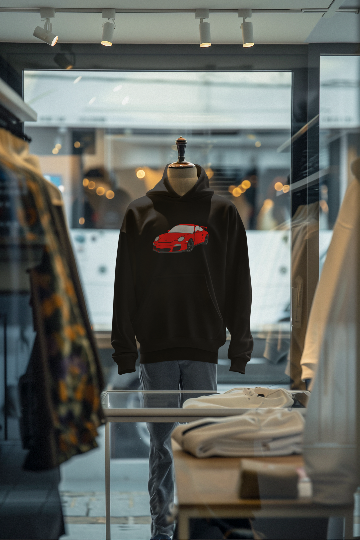 Porsche Red Pullover Hoodie