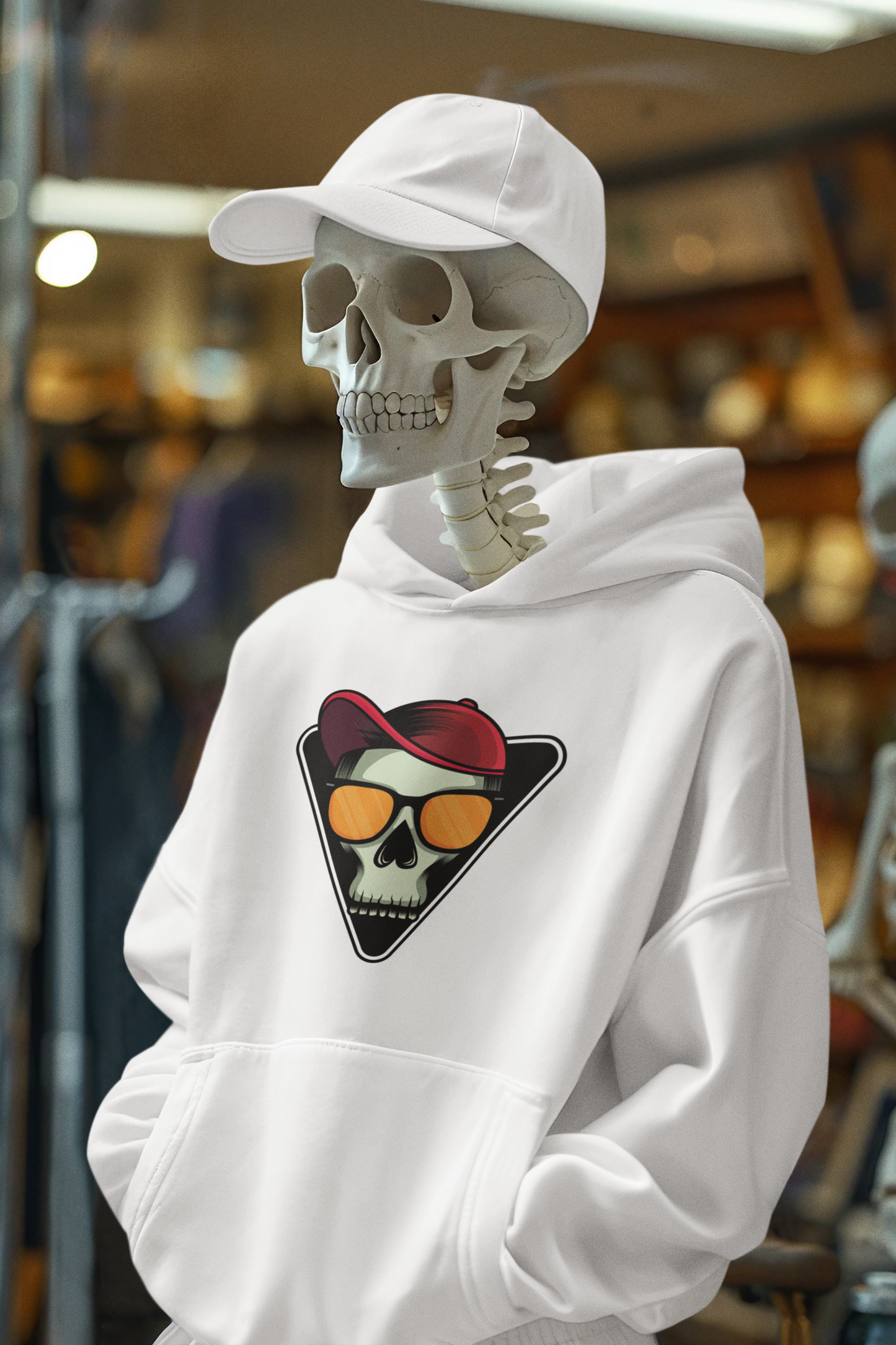 Rocking Skeleton Pullover Hoodie