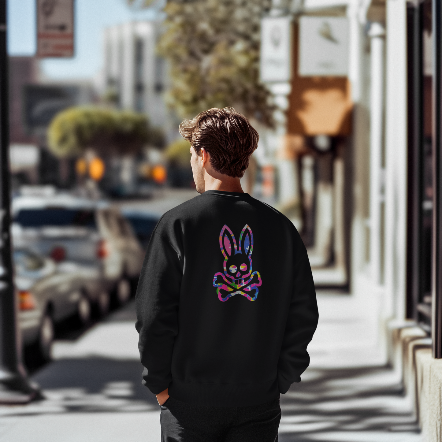 Bunny Abstract Sweatshirt