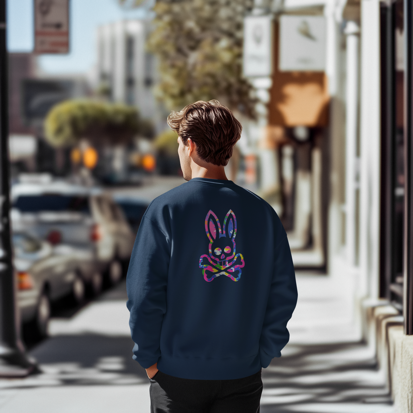 Bunny Abstract Sweatshirt