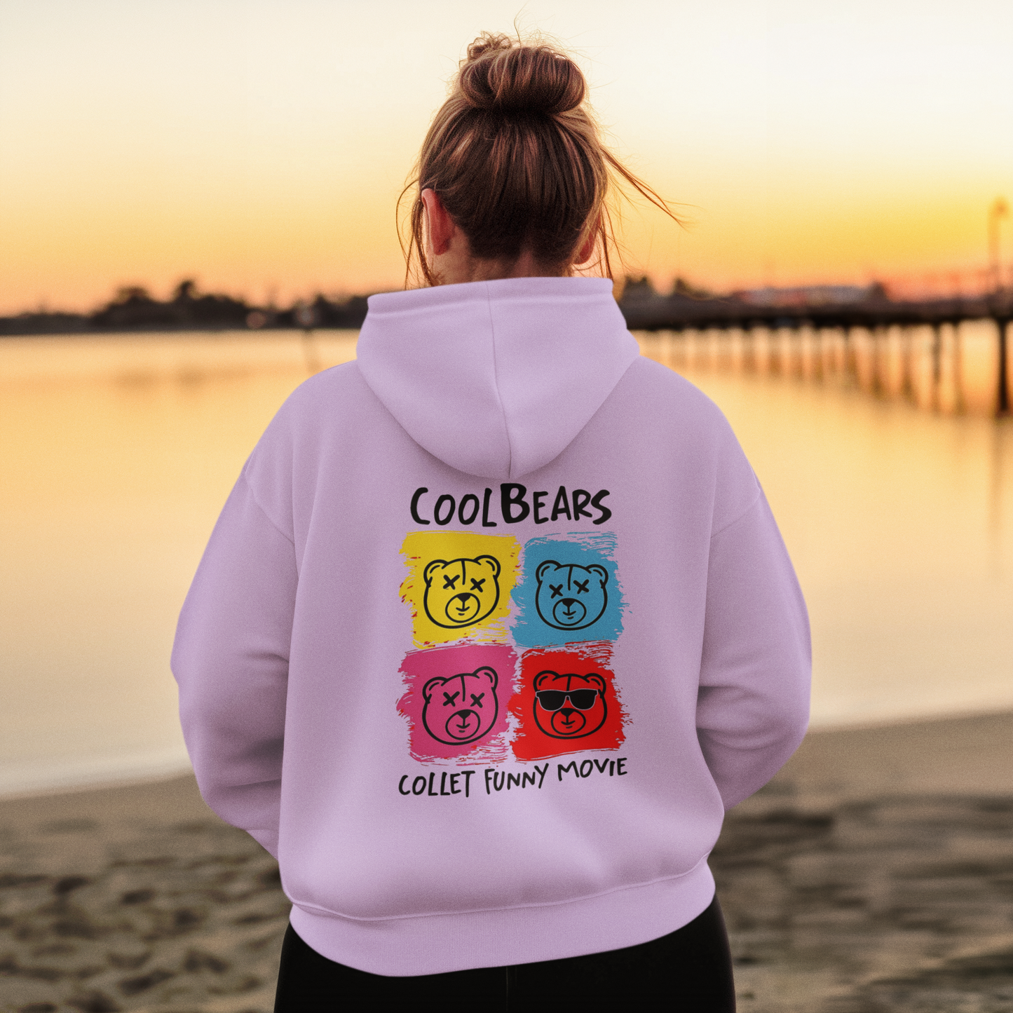 Color Bears Pullover Hoodie