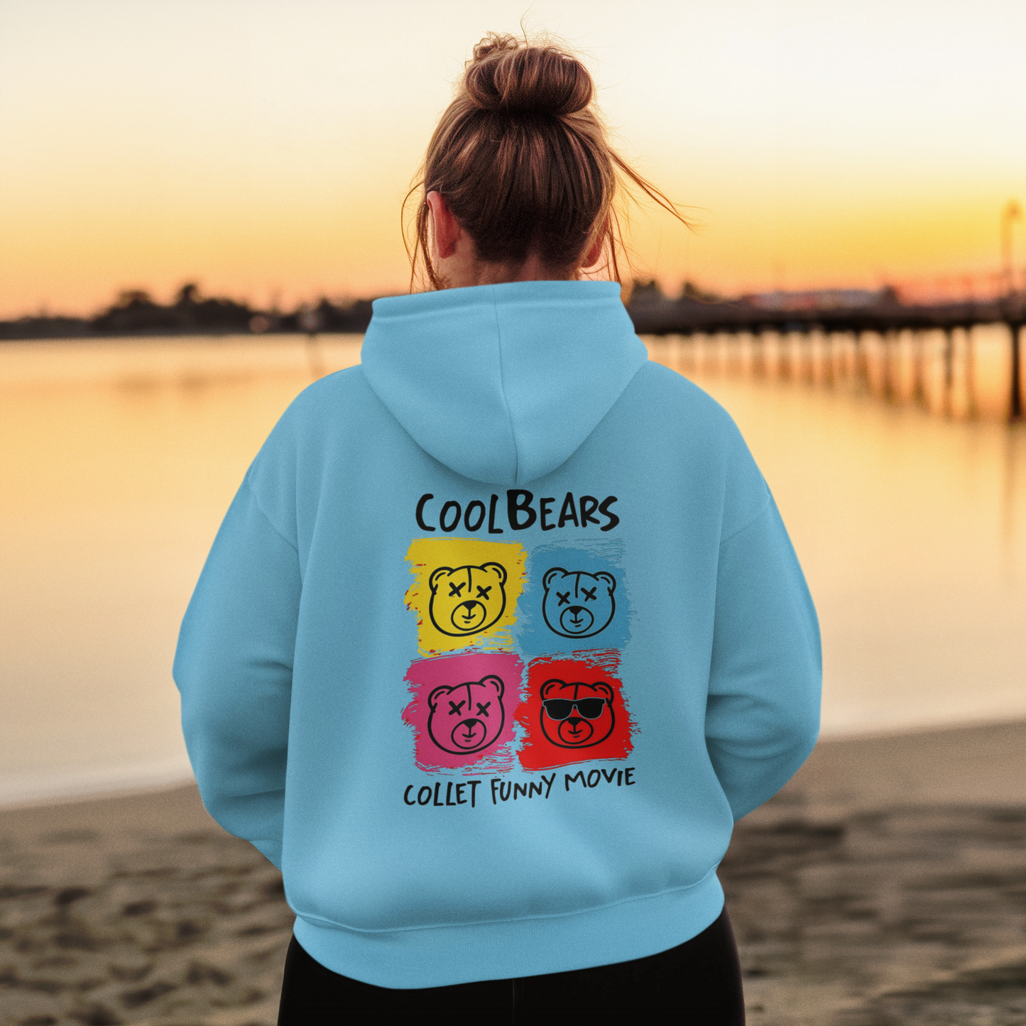 Color Bears Pullover Hoodie