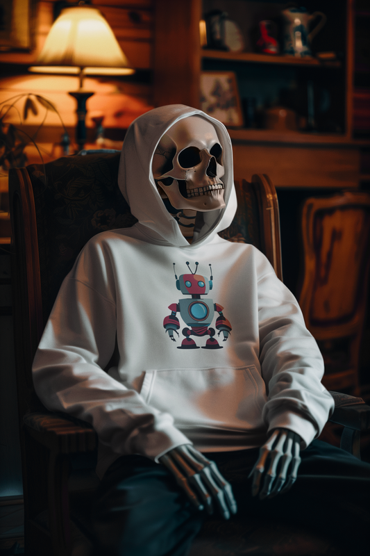 Robot Pullover Hoodie