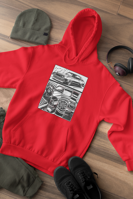 American Muscle Pullover Hoodie