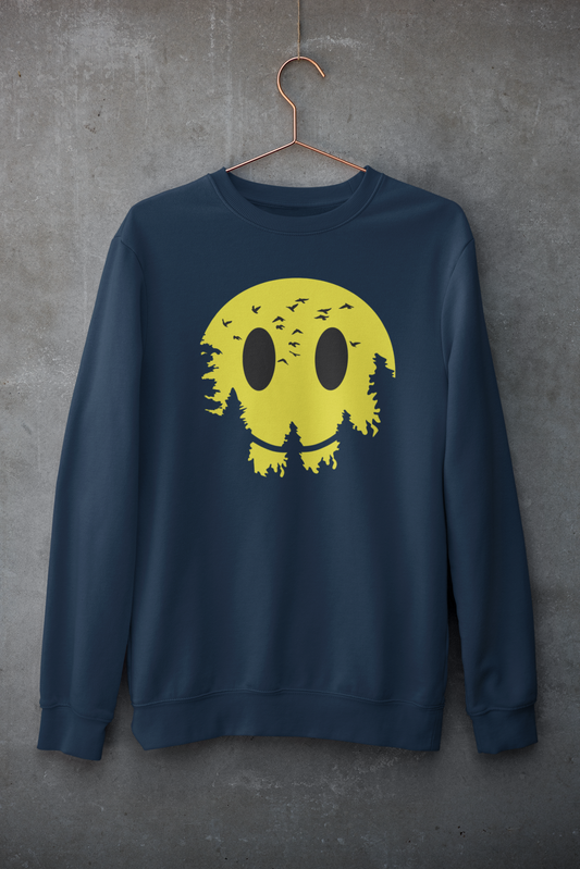 Forest Smiley Eclipse Sweatshirt