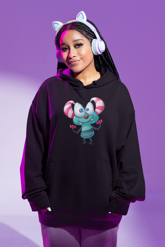 Candy Horns Monster Pullover Hoodie