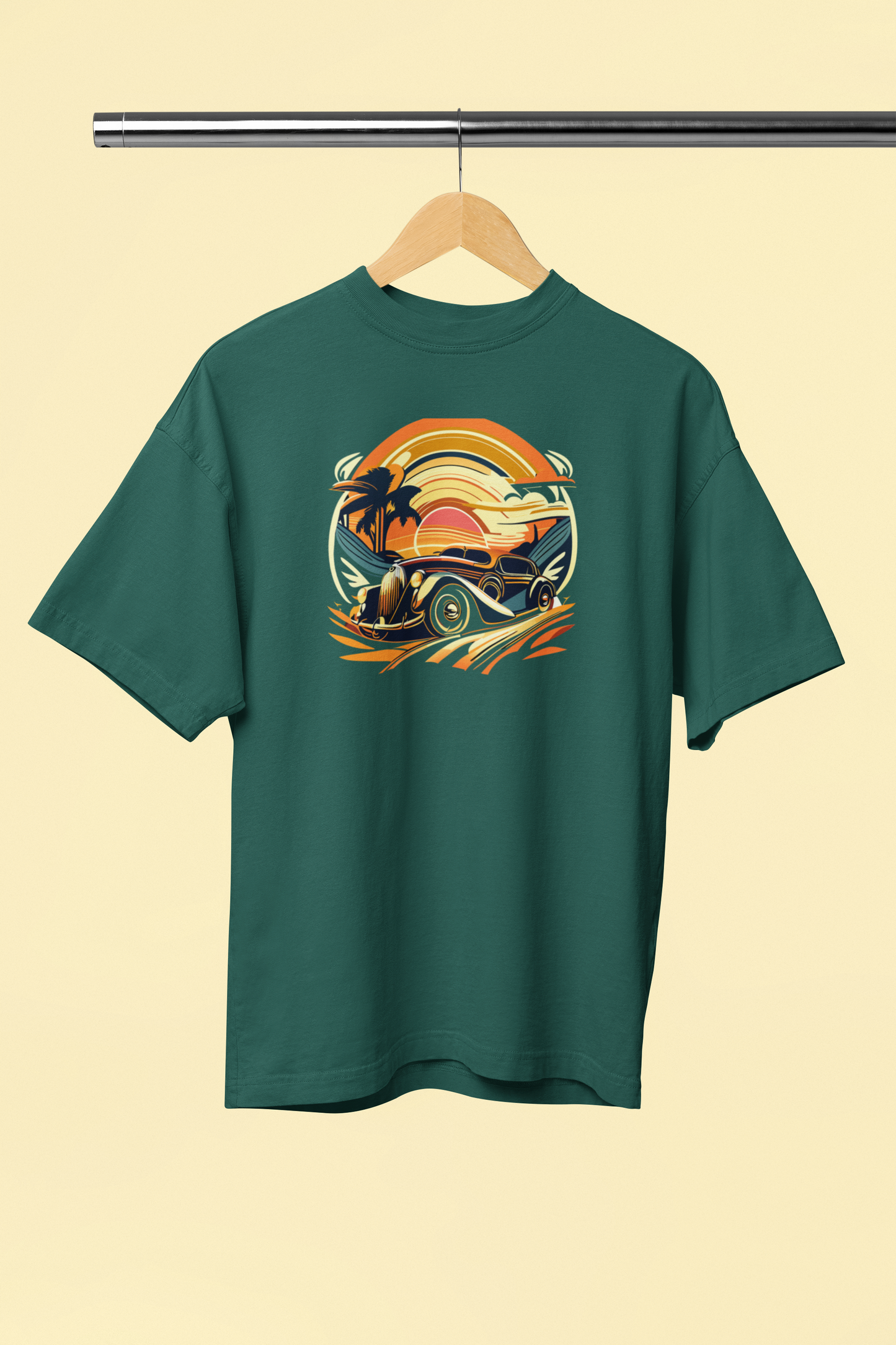 Retro Ride Oversized T-Shirt