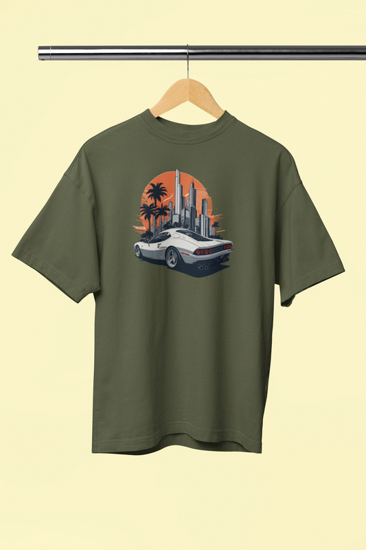 Sunset City Oversized T-Shirt