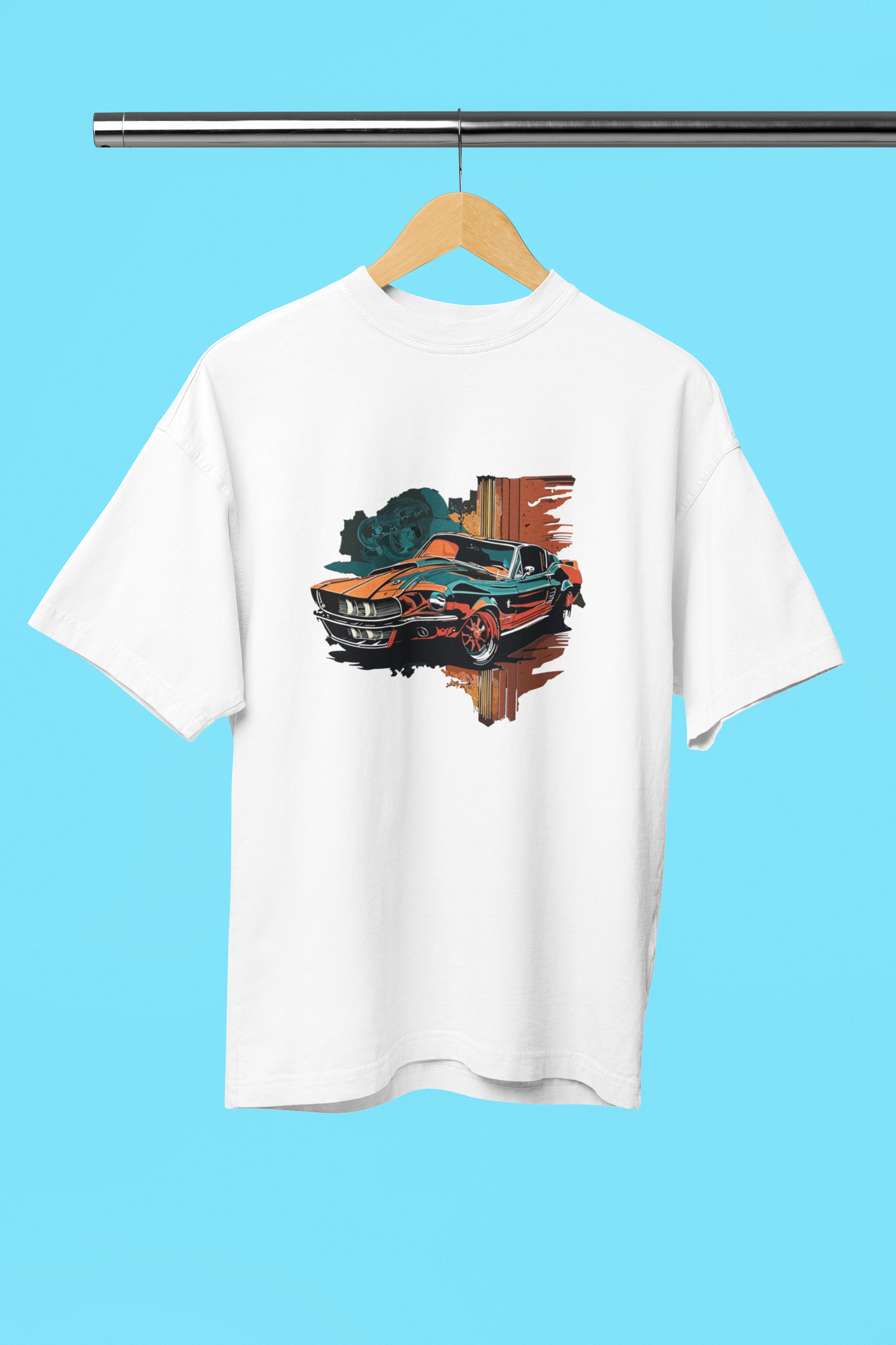 Mustang Chrome Oversized T-Shirt