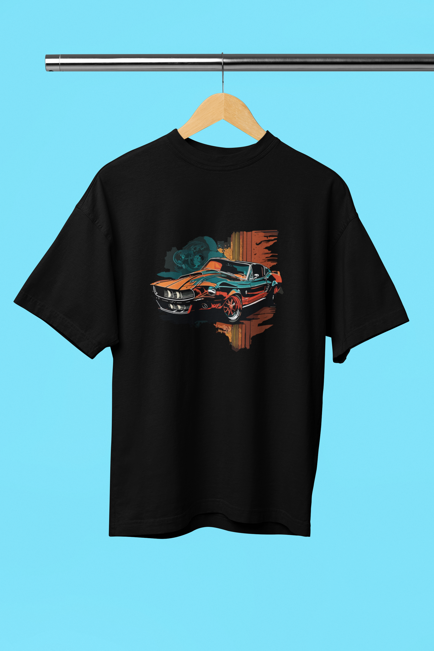 Mustang Chrome Oversized T-Shirt