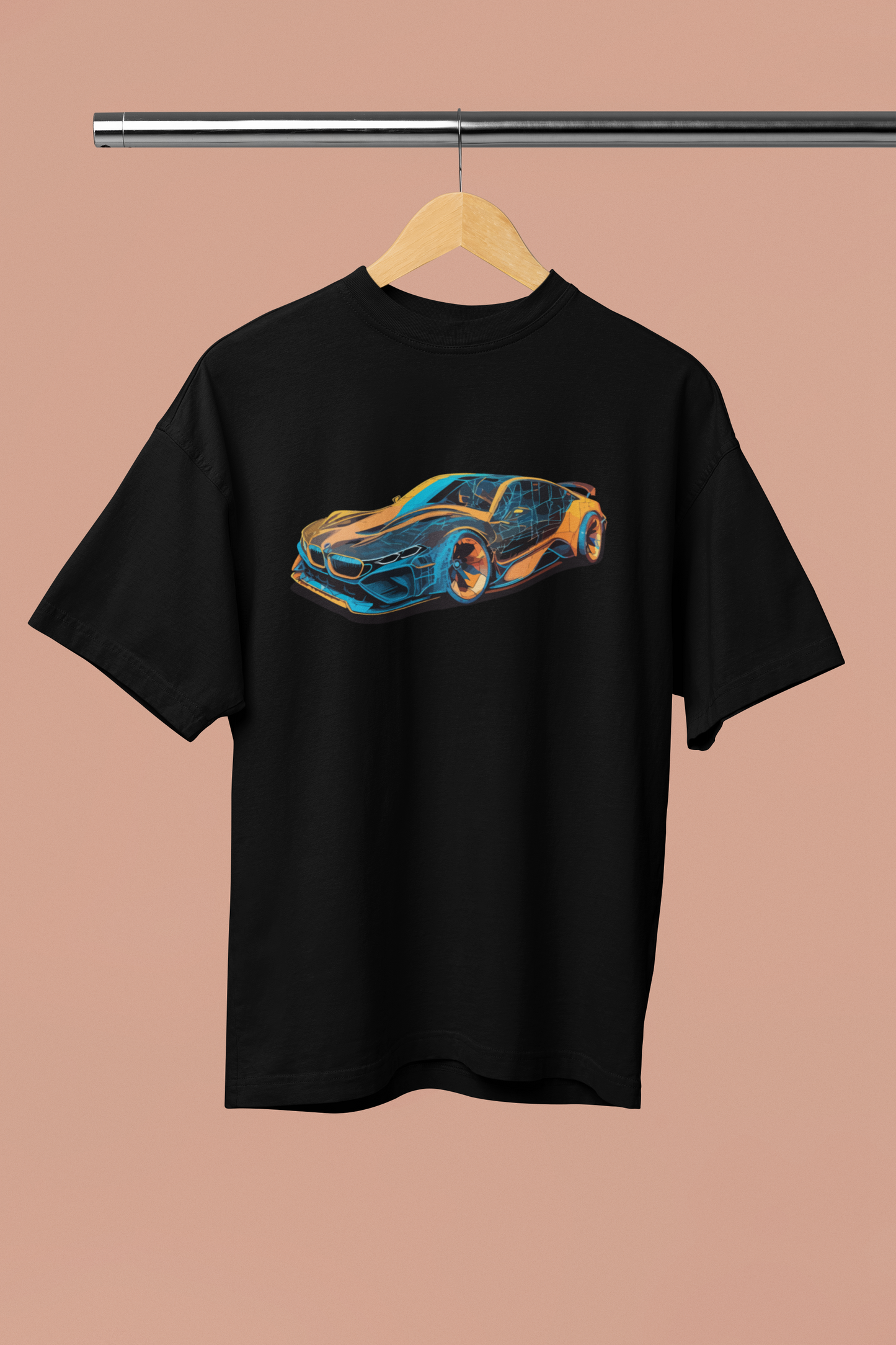 Neon BMW i8 Oversized T-Shirt