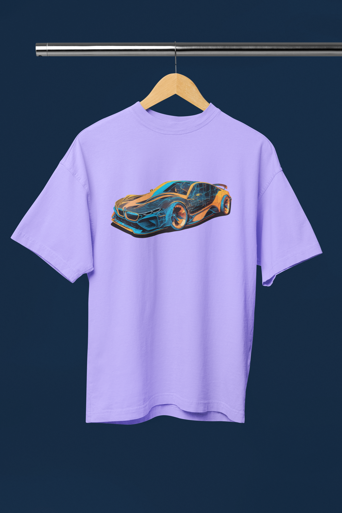 Neon BMW i8 Oversized T-Shirt