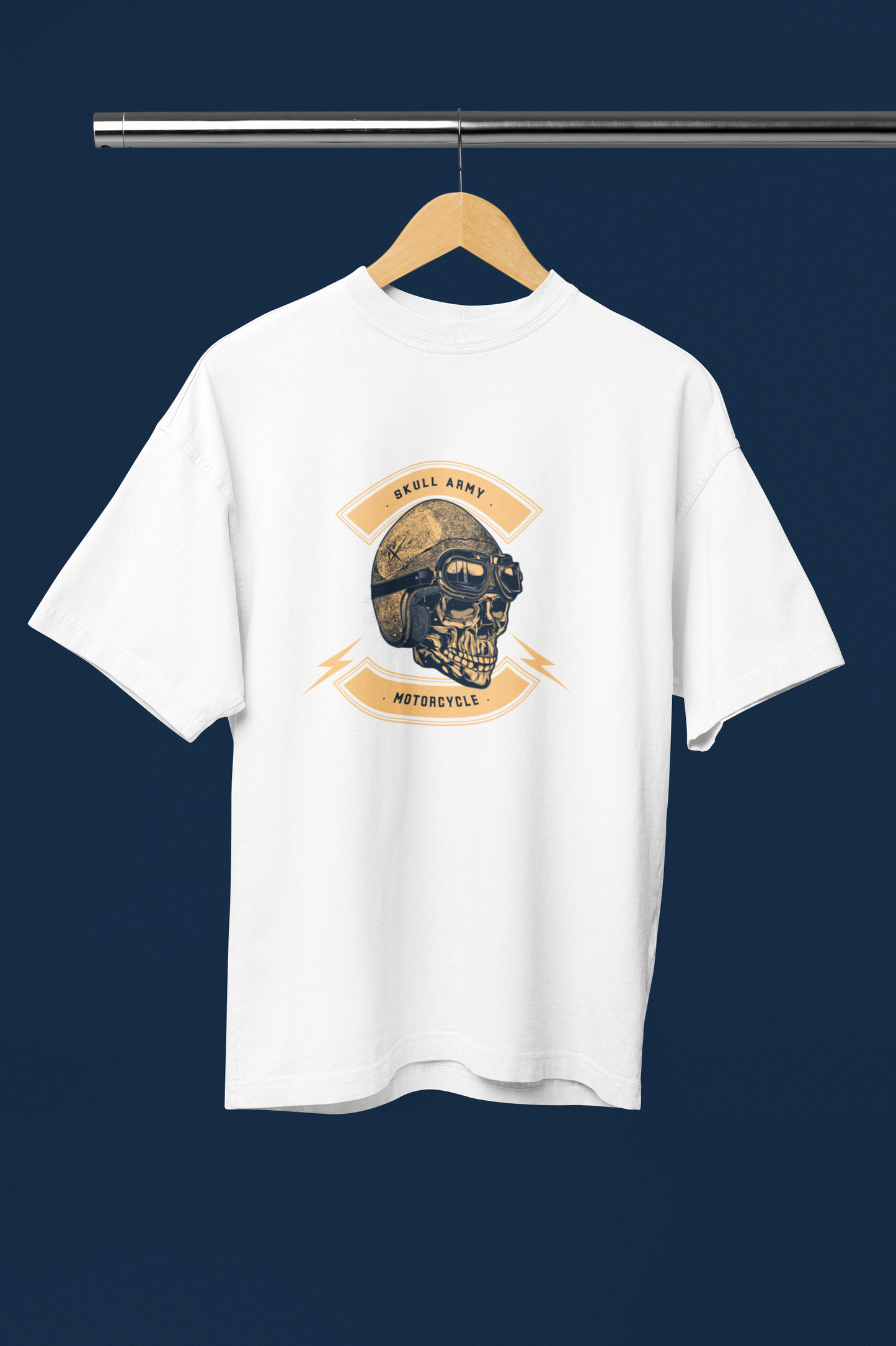 Skull Army Oversized T-Shirt