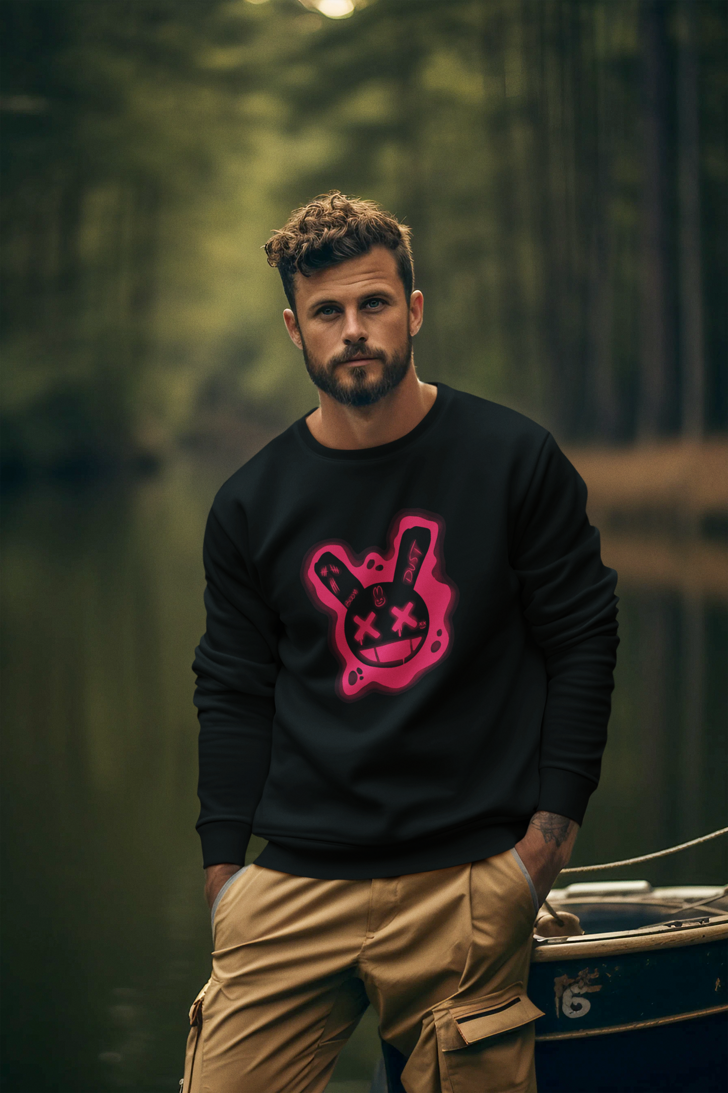 Neon Rabbit Sweatshirt