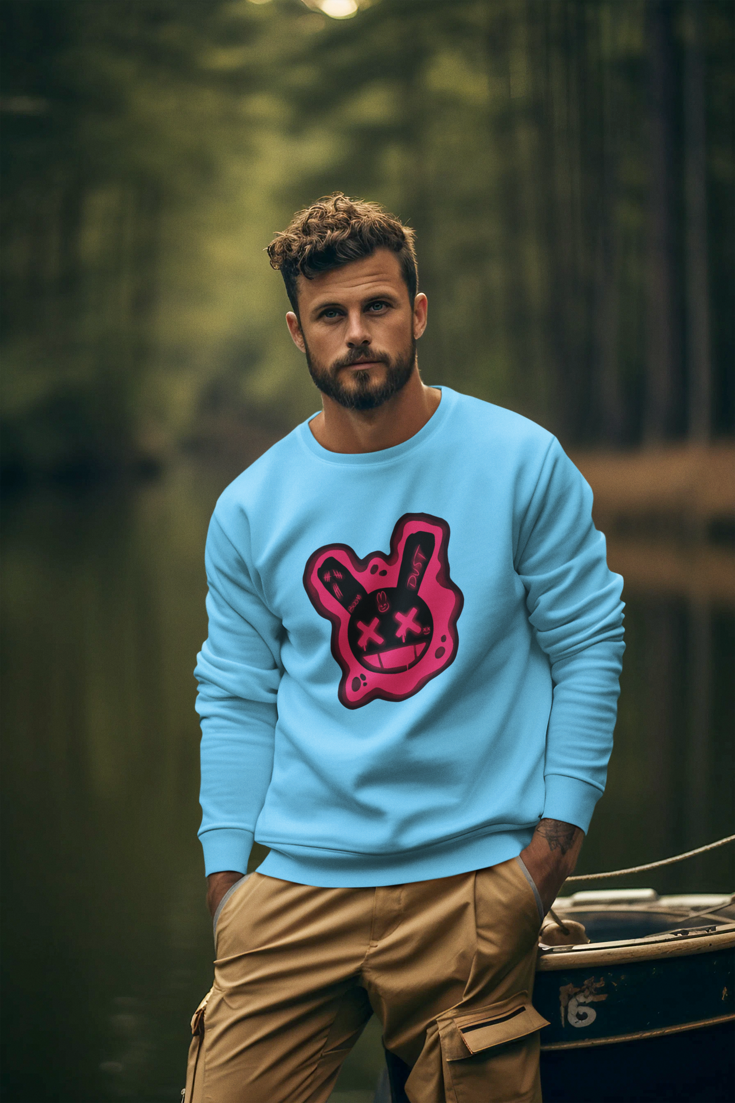 Neon Rabbit Sweatshirt